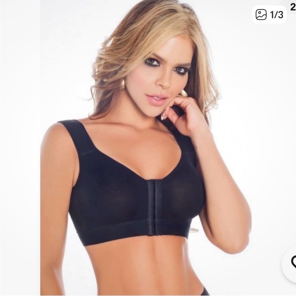 NEW! Moldeate Post Surgery Shapewear Bra Colombiana - Size Small (brown)